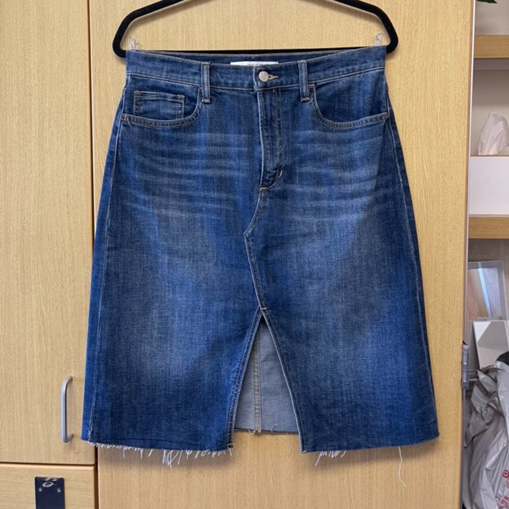 Joe’s Jeans Mid-Length Denim Skirt | Front Slit | Size M | Like New